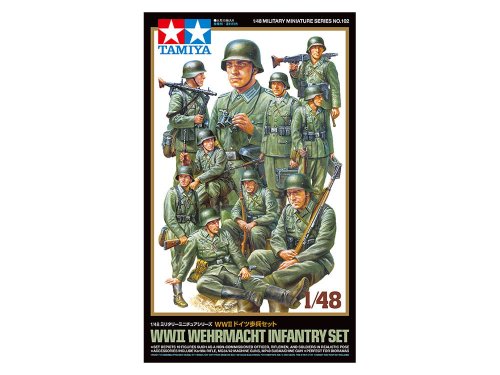 Go to product TAMIYA 32602 - 1:48 WWII Wehrmacht Infantry Set