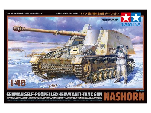 Go to product TAMIYA 32600 - 1:48 German Self-Propelled Heavy Anti-Tank Gun Nashorn