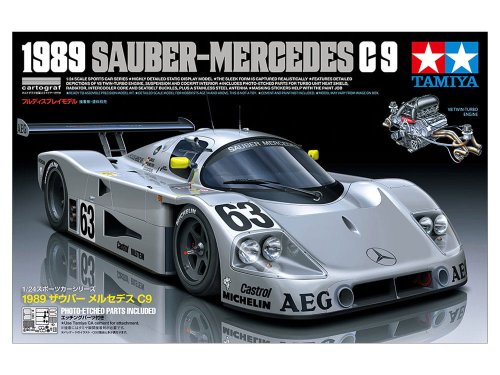 Go to product TAMIYA 24359 - 1:24 1989 Sauber-Mercedes C9