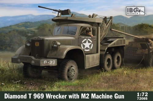 Go to product IBG 72085 - 1:72  Diamond T 969 Wrecker with M2 Machine Gun