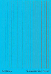 TECHMOD 72085 - 1:72 Gold Stripes