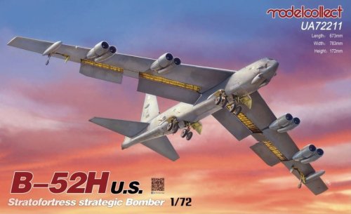 Go to product MODELCOLLECT UA72211 - 1:72 B-52H U.S. Stratofortress Strategic Bomber