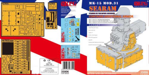Go to product RPG MODEL 35006 - 1:35 MK-15 Mod.31 SeaRAM Close-In Weapon System w/ additional armor