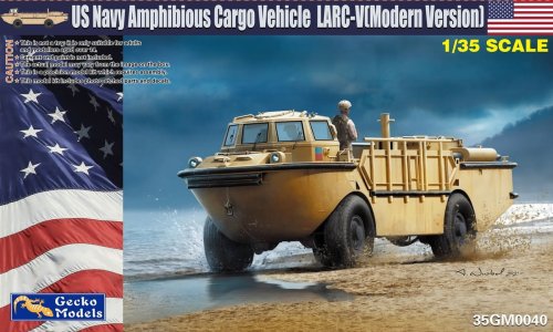 Go to product GECKO MODELS 35GM0040 - 1:35 US Navy Amphibious Cargo Vehicle LARC-V Modern Version
