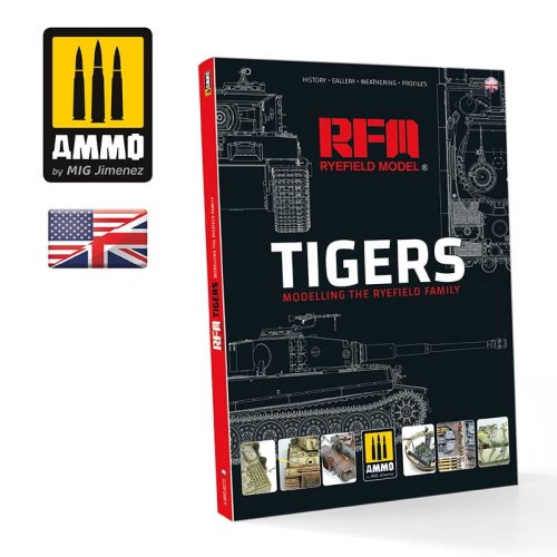Go to product AMMO MIG 6273 - Tigers. Modelling the Ryefield Family - poradnik modelarski