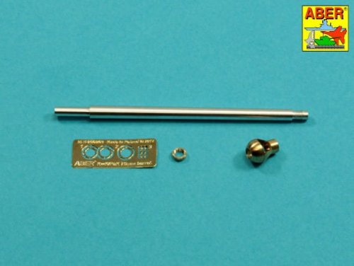 Go to product Aber 35L-322 - 1:35 75mm KwK 40 L/43 metal gun barrel for German Pz.Kpfw.VI Ausf.G early