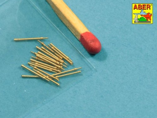 Go to product ABER 200L-11 - 1:200 Set of 20 pcs 20 mm L/65 barrels MG C/30 for German ships