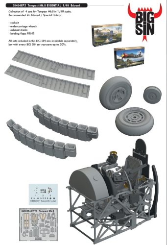 Go to product EDUARD SIN64875 - 1:48 Tempest Mk.II Essential