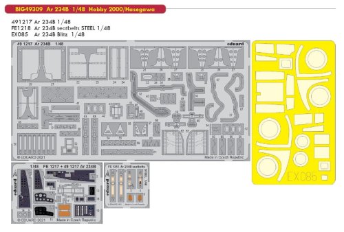 Go to product EDUARD BIG49309 - 1:48 Ar 234B