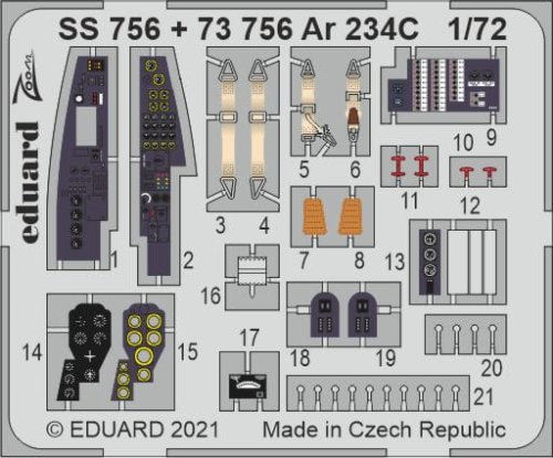 Go to product EDUARD SS756 - 1:72 Ar 234C