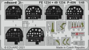 EDUARD FE1234 - 1:48 P-40N