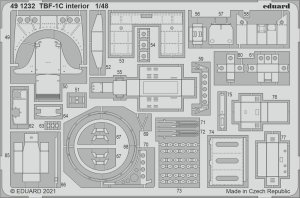 EDUARD 491232 - 1:48 TBF-1C interior