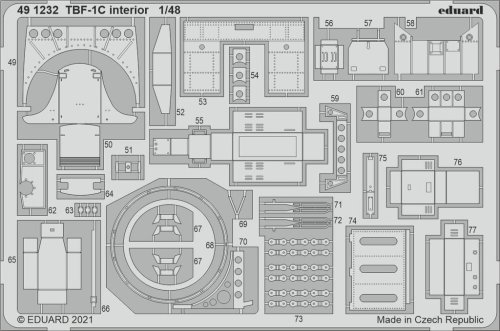 Go to product EDUARD 491232 - 1:48 TBF-1C interior