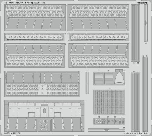 Go to product EDUARD 481074 - 1:48 SBD-5 landing flaps