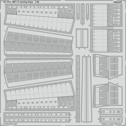 Go to product EDUARD 481072 - 1:48 TBF-1C landing flaps