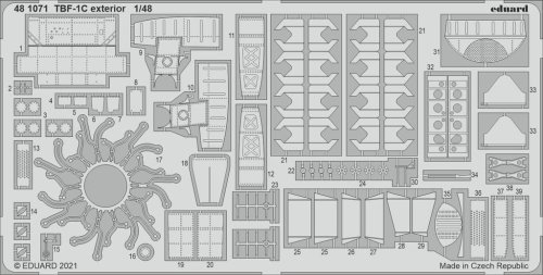 Go to product EDUARD 481071 - 1:48 TBF-1C exterior