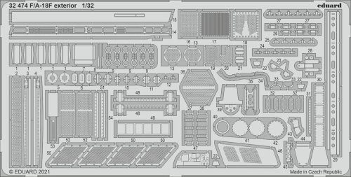 Go to product EDUARD 32474 - 1:32 F/A-18F exterior