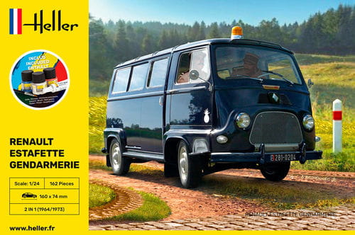 Go to product HELLER 56742 - 1:24 Renault Estafette Gendarmerie - Starter Kit