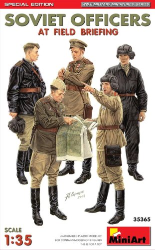 Go to product MINIART 35365 - 1:35 Soviet Officers at field briefing Special Edition