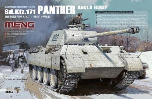 Go to product MENG MODEL TS046 - 1:35 Sd.Kfz.171 Panther Ausf.A Early German Medium Tank