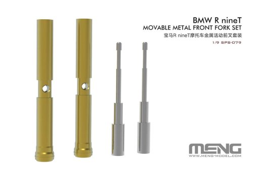 Go to product MENG MODEL SPS079 - 1:9 BMW R nineT Movable Metal Front Fork Set
