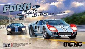 MENG MODEL CS004 - 1:24 Ford GT40 Mk.II 1966 Le Mans 24h