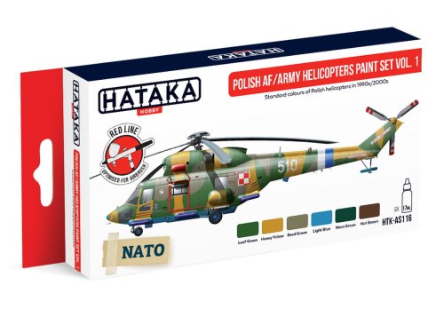 Go to product HATAKA AS116 - Polish AF/Army Helicopters paint set