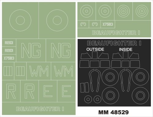 Go to product MONTEX MM48529 - 1:48 Beaufighter Mk.I