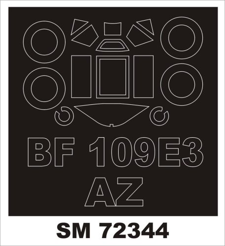 Go to product MONTEX SM72344 - 1:72 Bf 109E-1/3