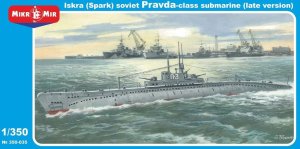MIKROMIR 350035 - 1:350 Iskra (Spark) Soviet Pravda-class Submarine late version