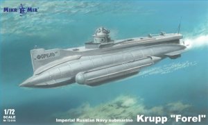 MIKROMIR 72018 - 1:72 Imperial Russian Navy submarine Krupp Forel