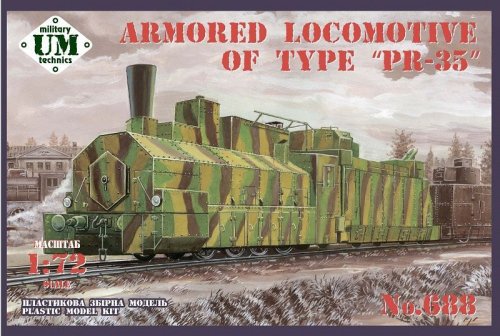Go to product UNIMODELS UM-MT 688 - 1:72 Armored Locomotive of type PR-35