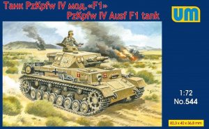 UNIMODELS 544 - 1:72 Pz.Kpfw IV Ausf F1 tank
