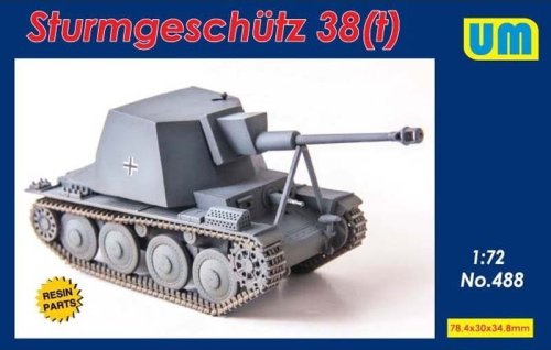 Go to product UNIMODELS 488 - 1:72 Sturmgeschutz 38(t)