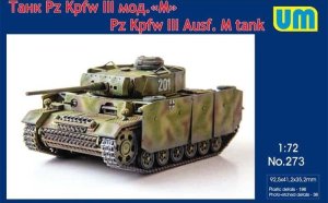 UNIMODELS 273 - 1:72 Pz Kpfw III Ausf. M tank