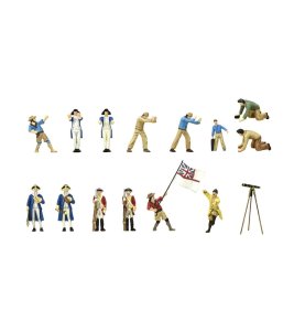 ARTESANIA LATINA 22520F - 1:65 Set of 14 Metal Figurines for HMS Endeavour