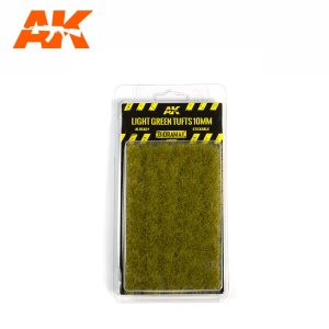 AK INTERACTIVE 8127 - Light Green Tufts 10 mm