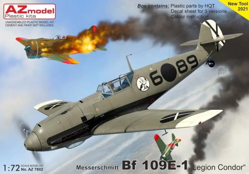 Go to product AZ MODEL AZ 7802 - 1:72 Messerschmitt Bf 109E-1 Legion Condor