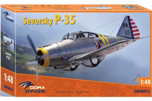 Go to product DORA WINGS DW 48012 - 1:48 Seversky P-35