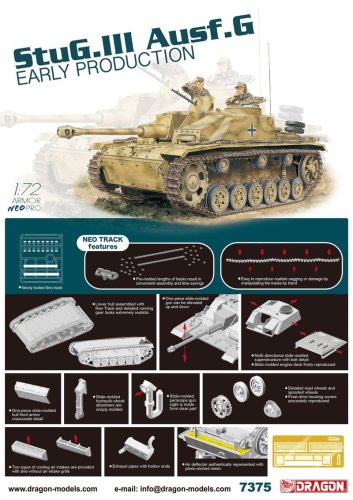 Go to product DRAGON 7375 - 1:72 StuG.III Ausf.G Early Production w/ Neo Track
