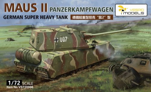 Go to product VESPID MODELS VS720006 - 1:72 Maus II German Super Heavy Tank