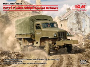 ICM 35594 - 1:35 G7117 with WWII Soviet Drivers