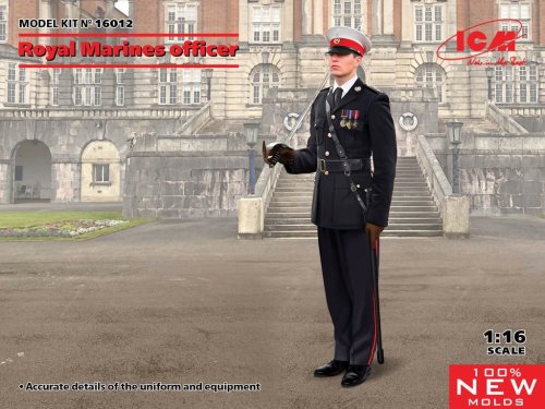 Go to product ICM 16012 - 1:16 Royal Marines officer