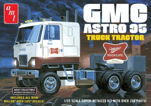 Go to product AMT 1230 - 1:25 Miller Beer GMC Astro 95 Truck Tractor