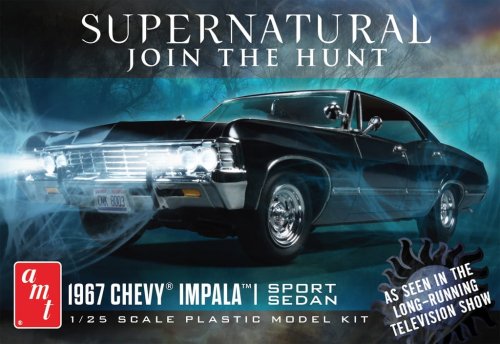 Go to product AMT 1124 - 1:25 1967 Chevy Impala Supernatural Join The Hunt