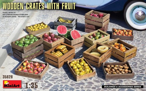 Go to product MINIART 35628 - 1:35 Wooden Crates with Frui