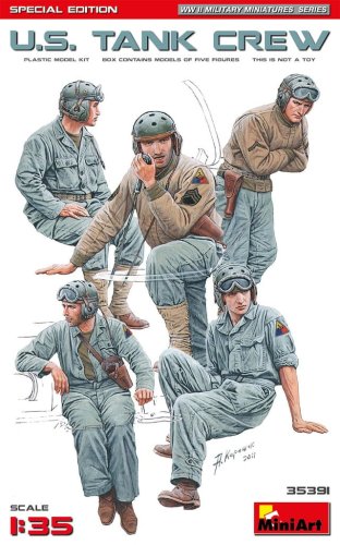 Go to product MINIART 35391 - 1:35 U.S. Tank  Crew Special Edition