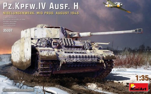 Go to product MINIART 35337 - 1:35 Pz.Kpfw.IV Ausf. H Nibelungenwerk Mid Prod August 1943