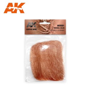 AK INTERACTIVE 9301 - Drut miedziany 0.07mm 20g