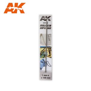 AK INTERACTIVE 9196 - Sprężyny 1mm Ø - 2 szt x 15 cm